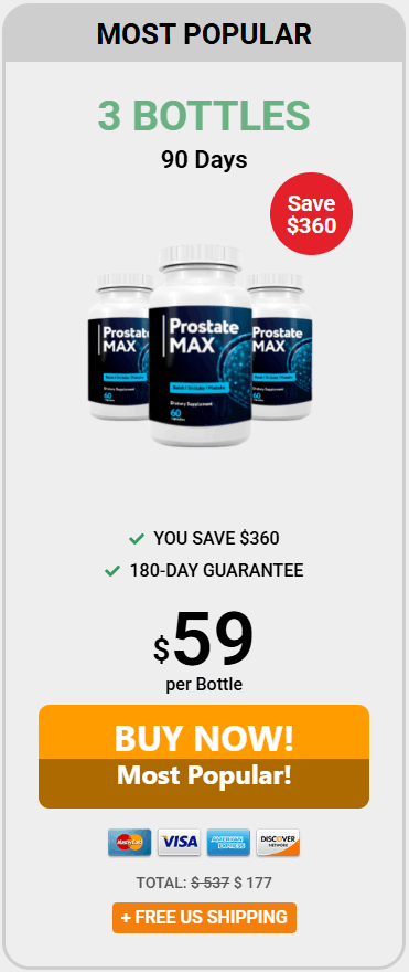 Prostate Max prostate support order now 90 days supply supplement
