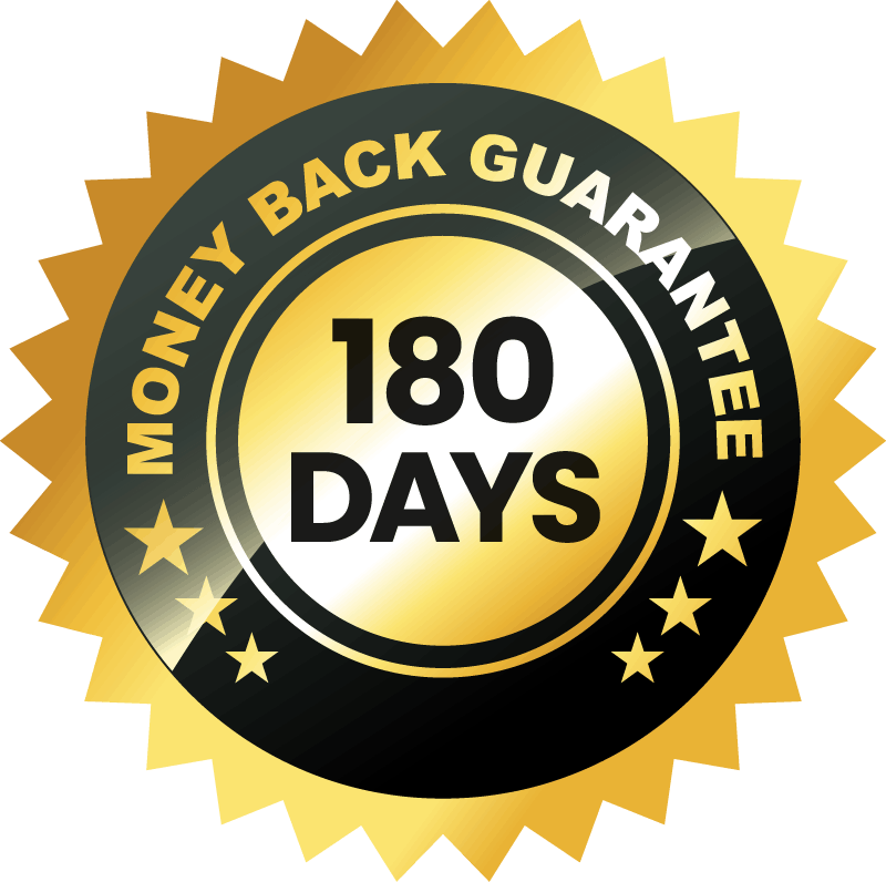 Prostate Max prostate support money-back guarantee badge